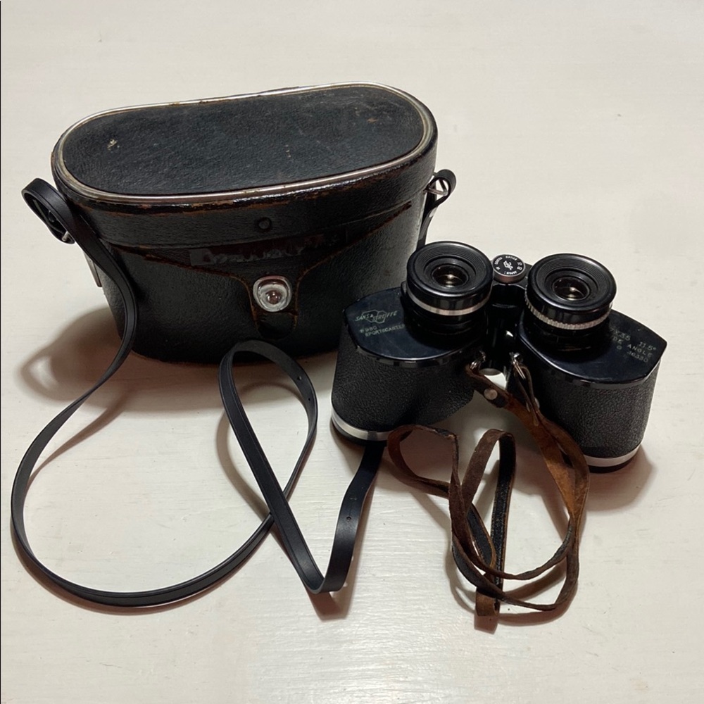 🎉 FINAL PRICE 🎉 Vintage Sans & Streiffe Binoculars #980 Sportscaster